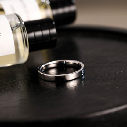 Solid Gold Moissanite Half Eternity Wedding Band, Anniversary Ring