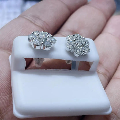 Moissanite Earrings 021