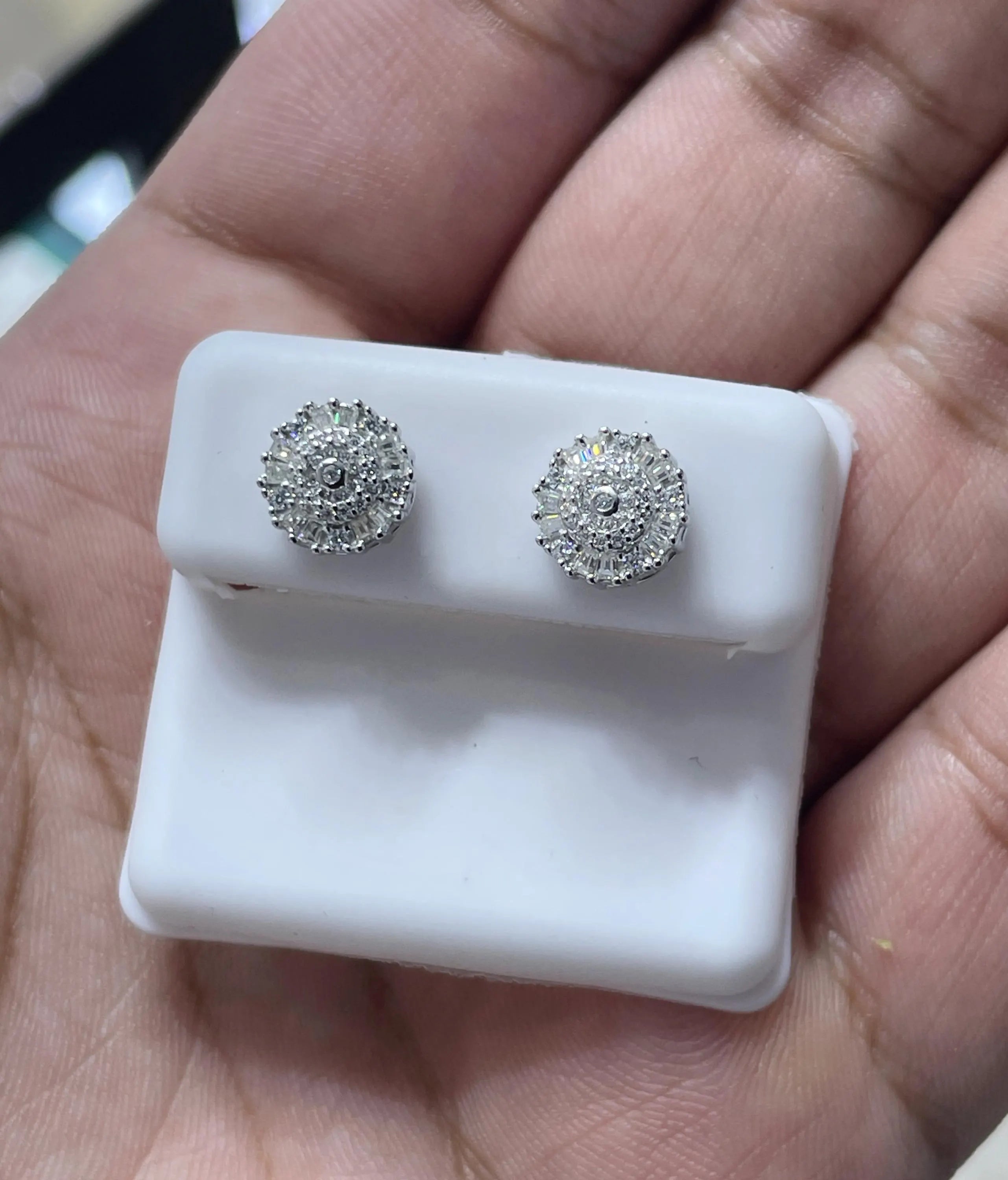 Moissanite Earrings 037