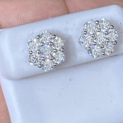 Moissanite Earrings 020