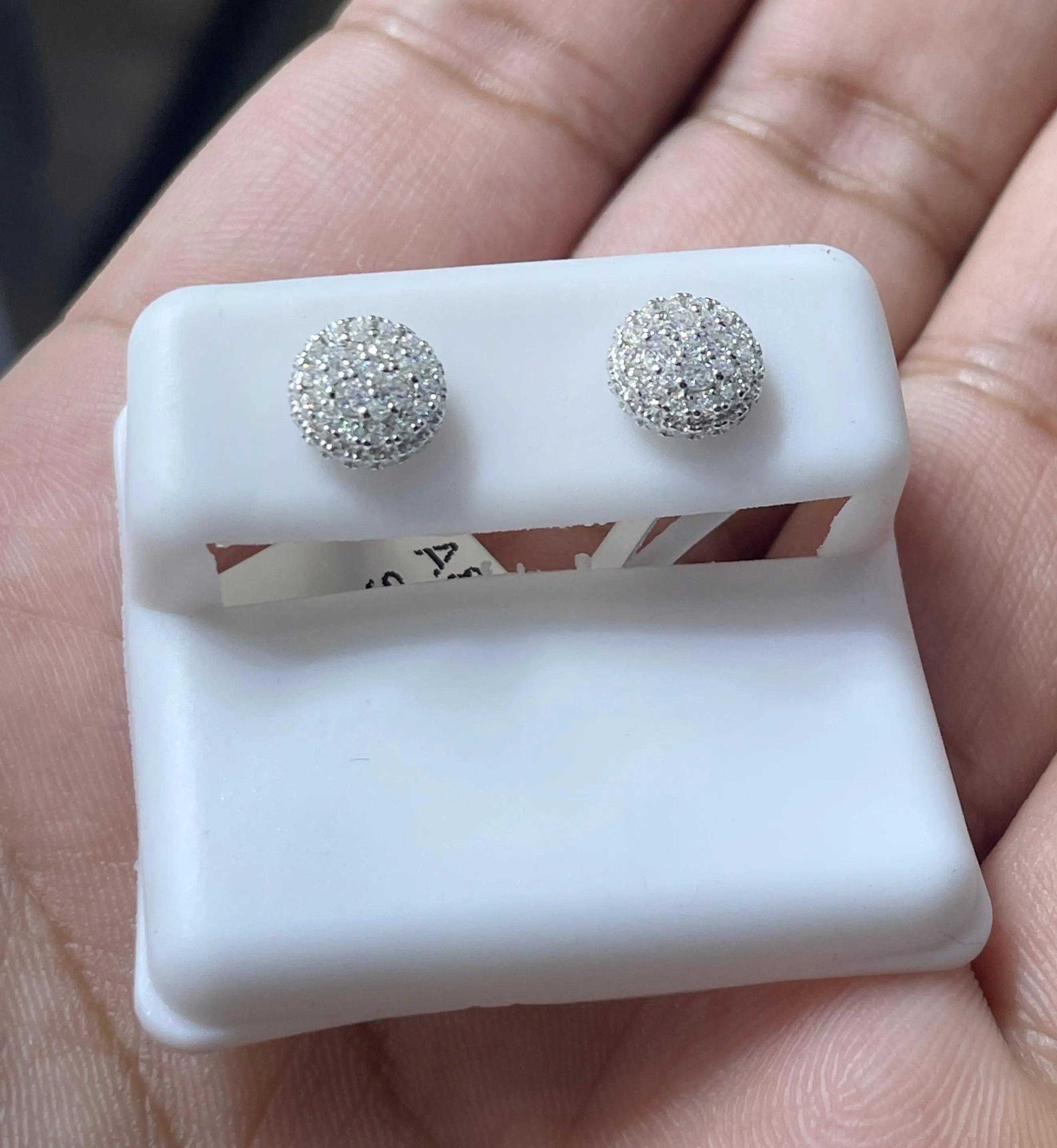 Moissanite Earrings 053