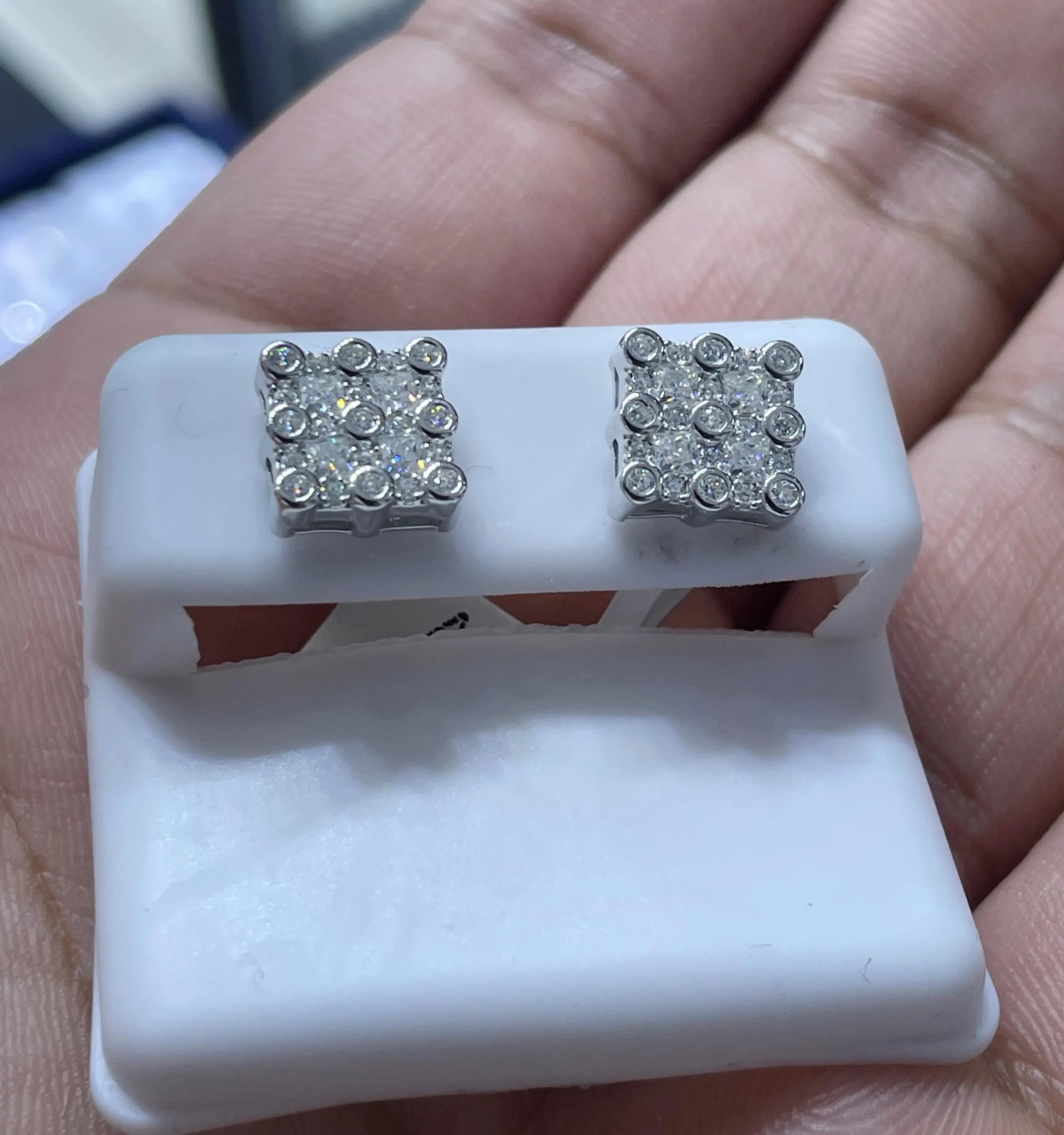 Moissanite Earrings 055