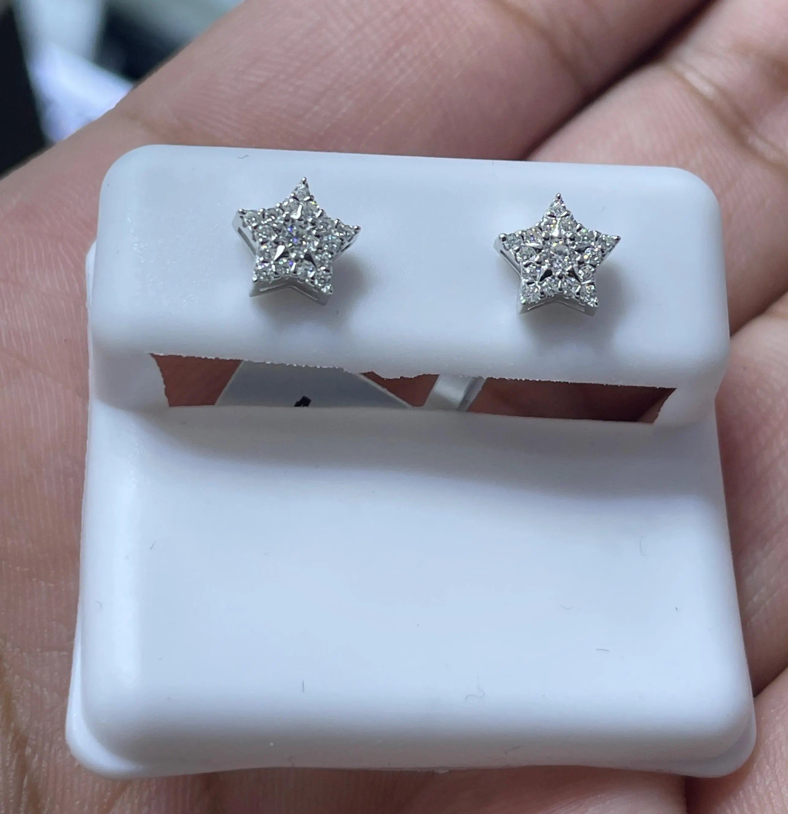Moissanite Earrings 049