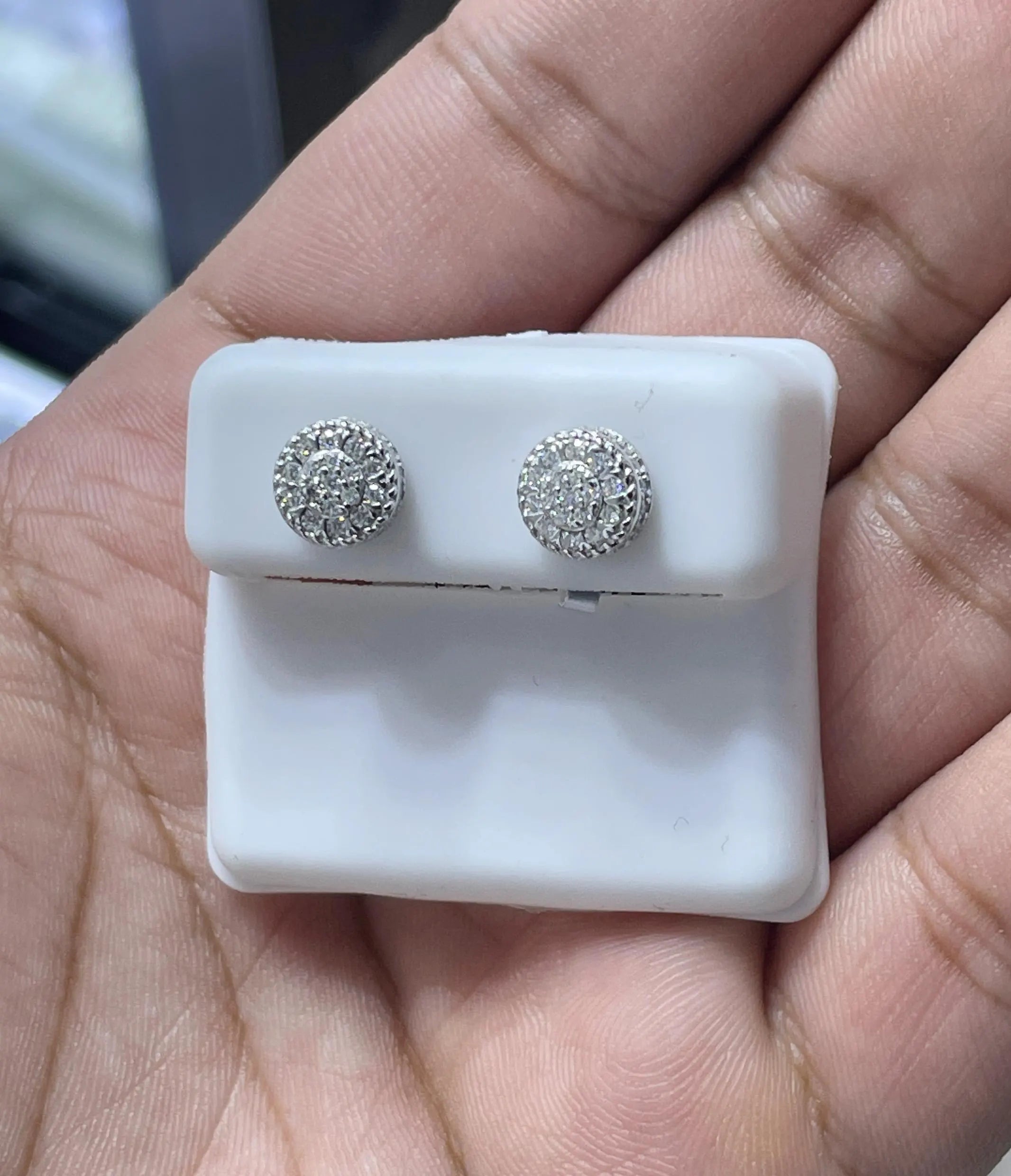 Moissanite Earrings 044
