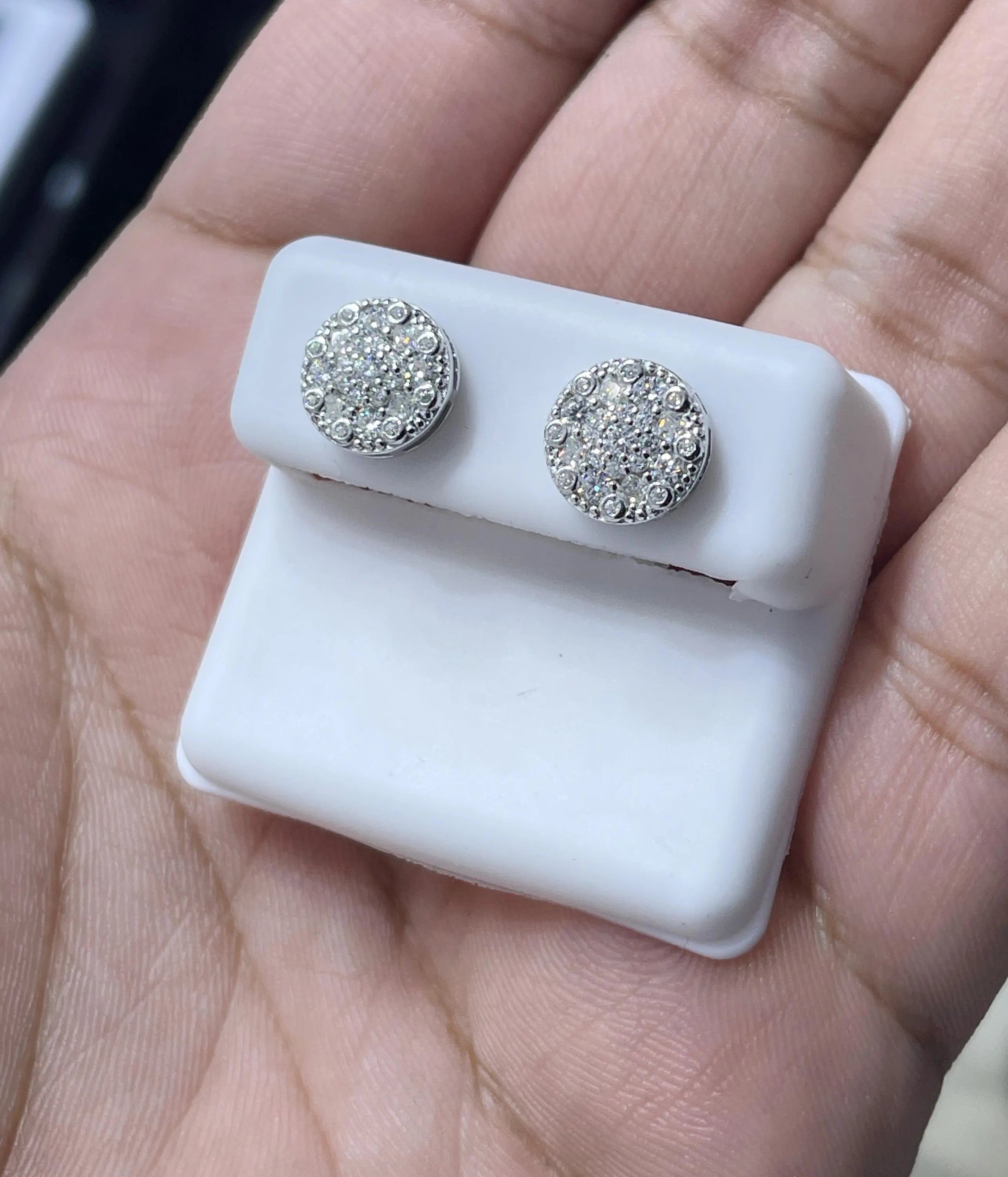 Moissanite Earrings 036