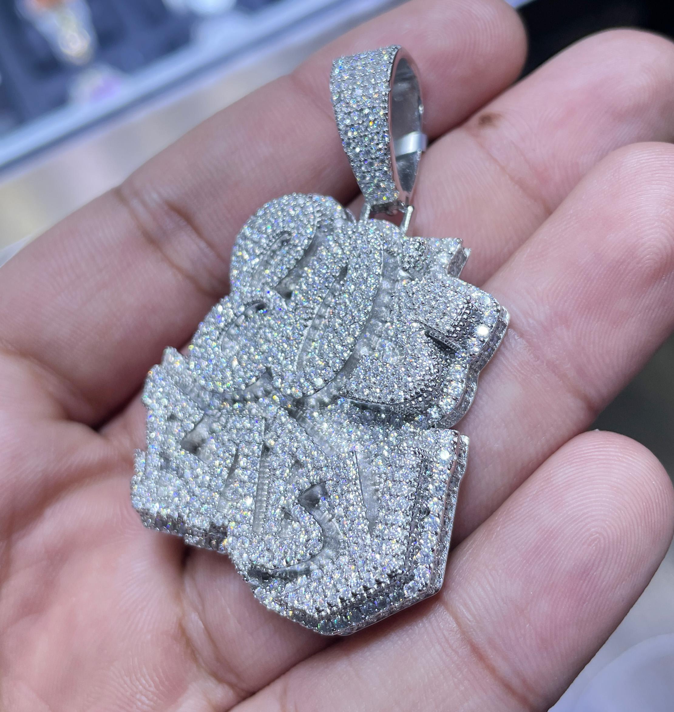 Moissanite Pendant 020