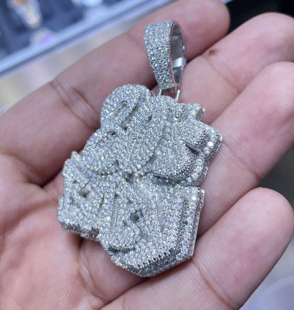 Moissanite Pendant 020