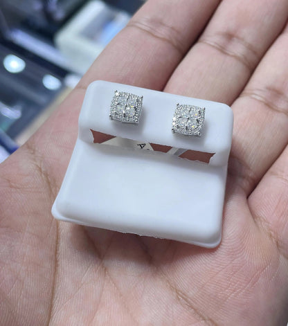 Moissanite Earrings 046