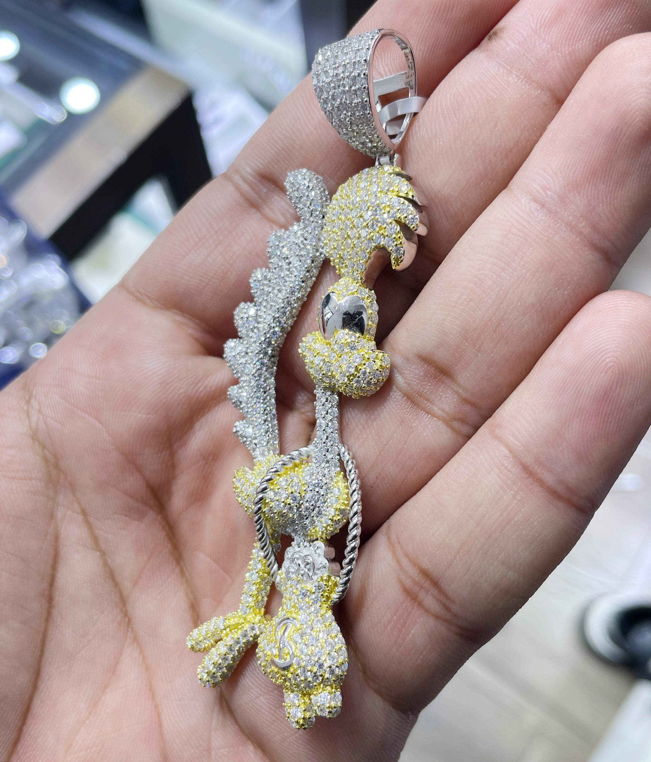 Moissanite Pendant 013