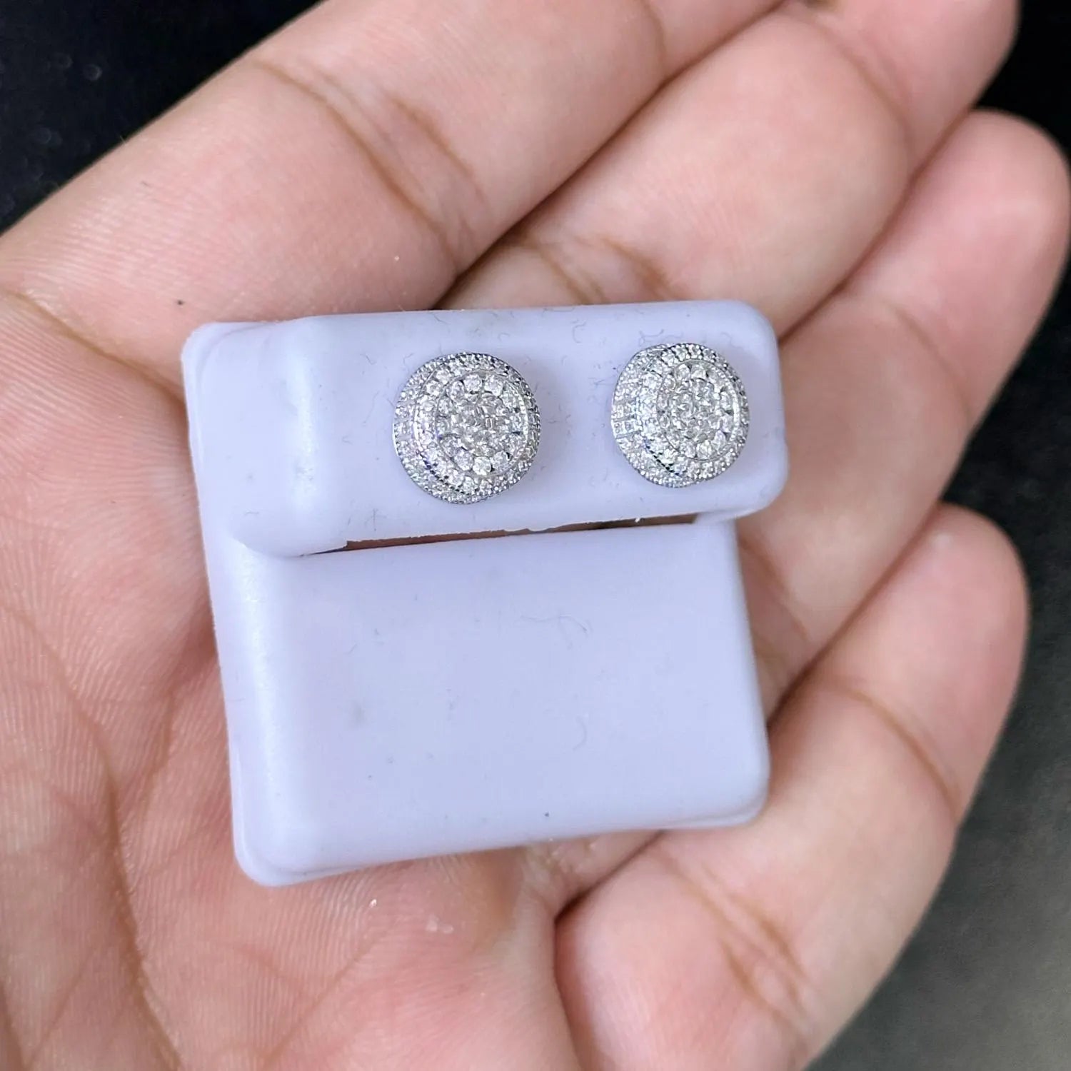 Moissanite Earrings 047