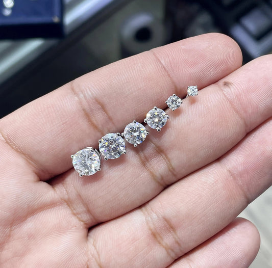 Moissanite Earrings 039