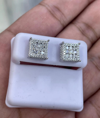 Moissanite Earrings 052
