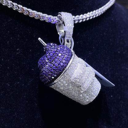 Moissanite Pendant 029