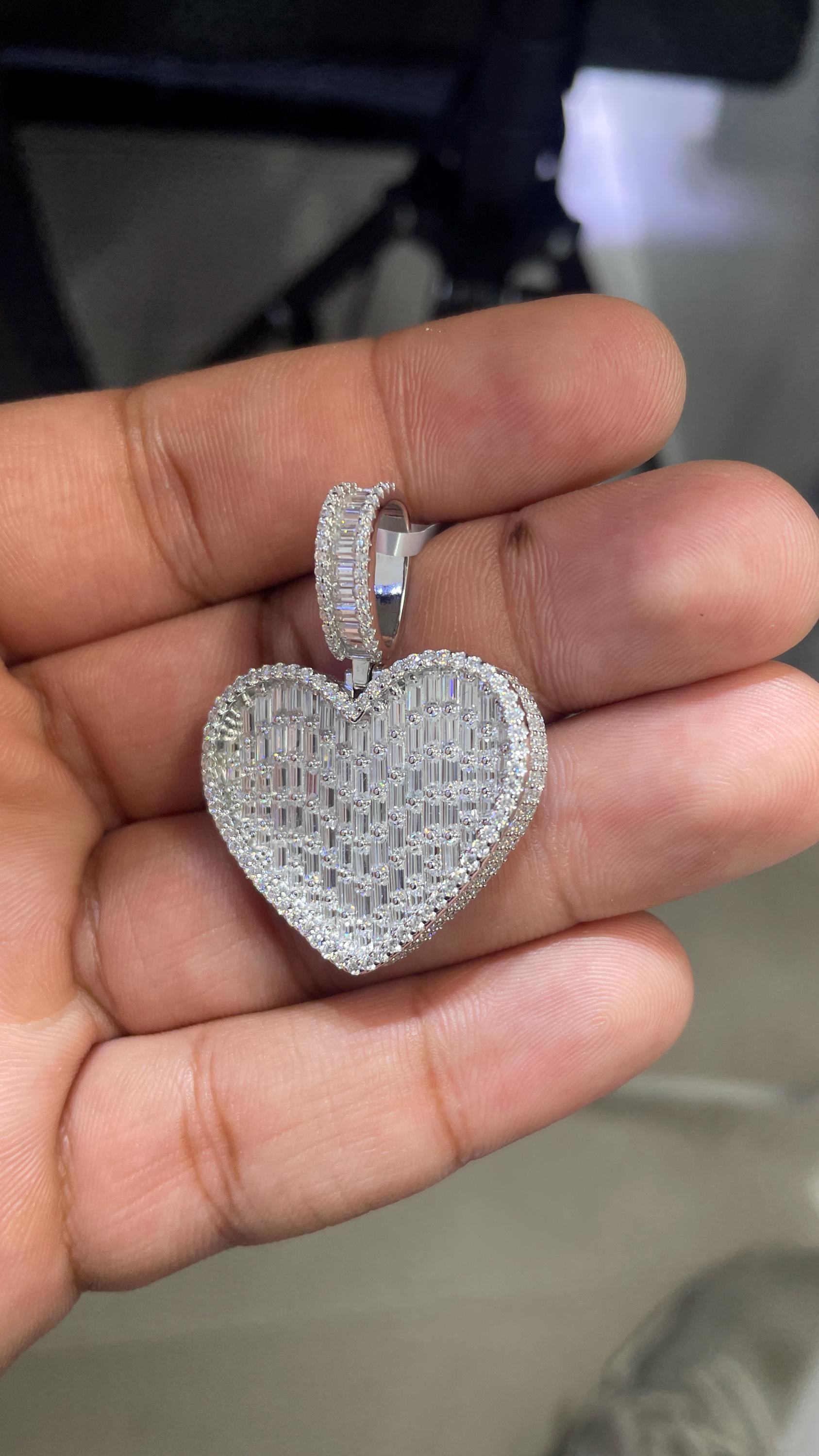 Moissanite Pendant 09