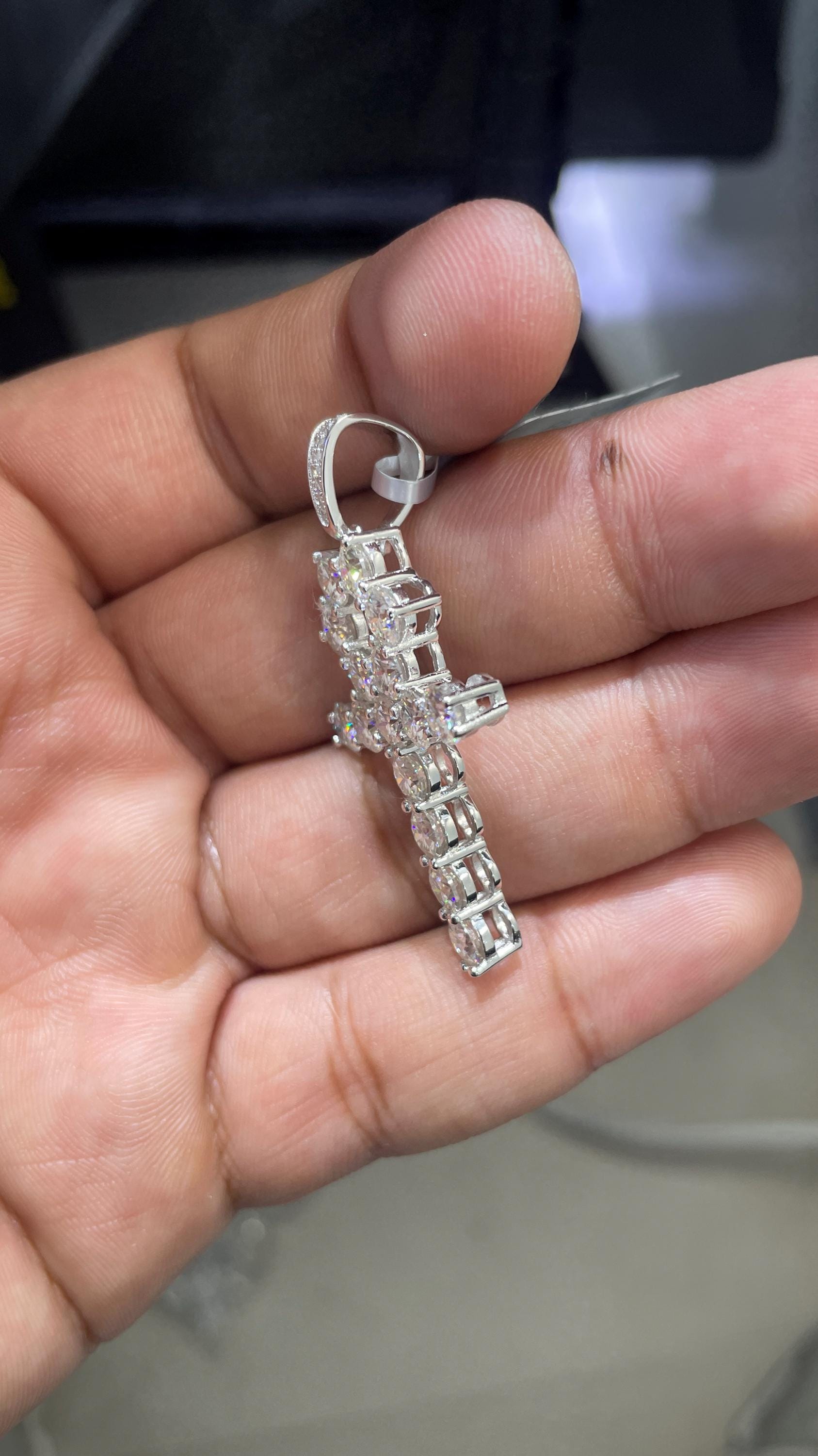 Moissanite Pendant 05