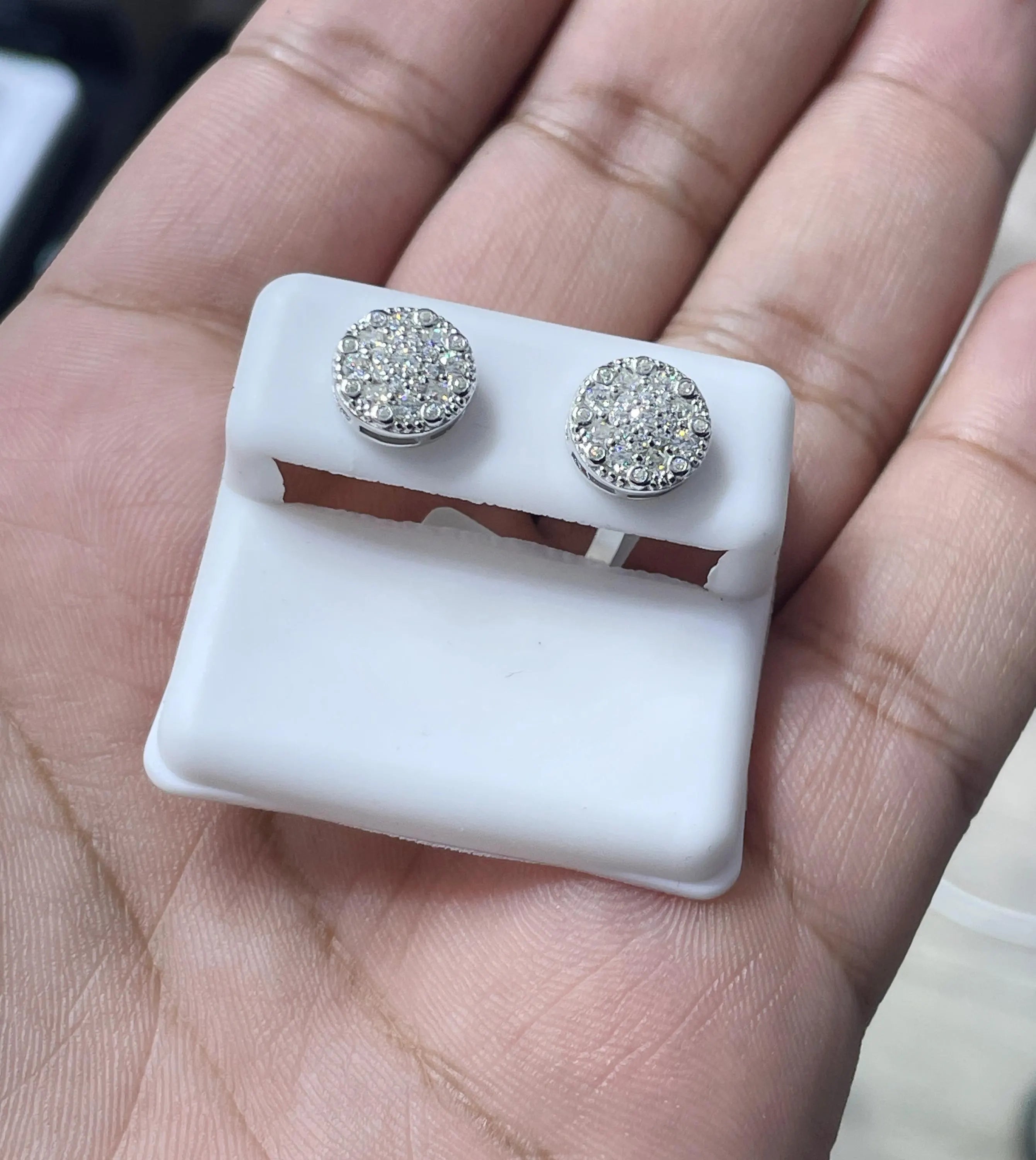 Moissanite Earrings 036