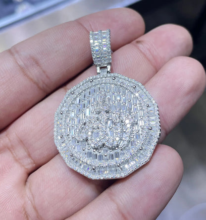 Moissanite Pendant 032