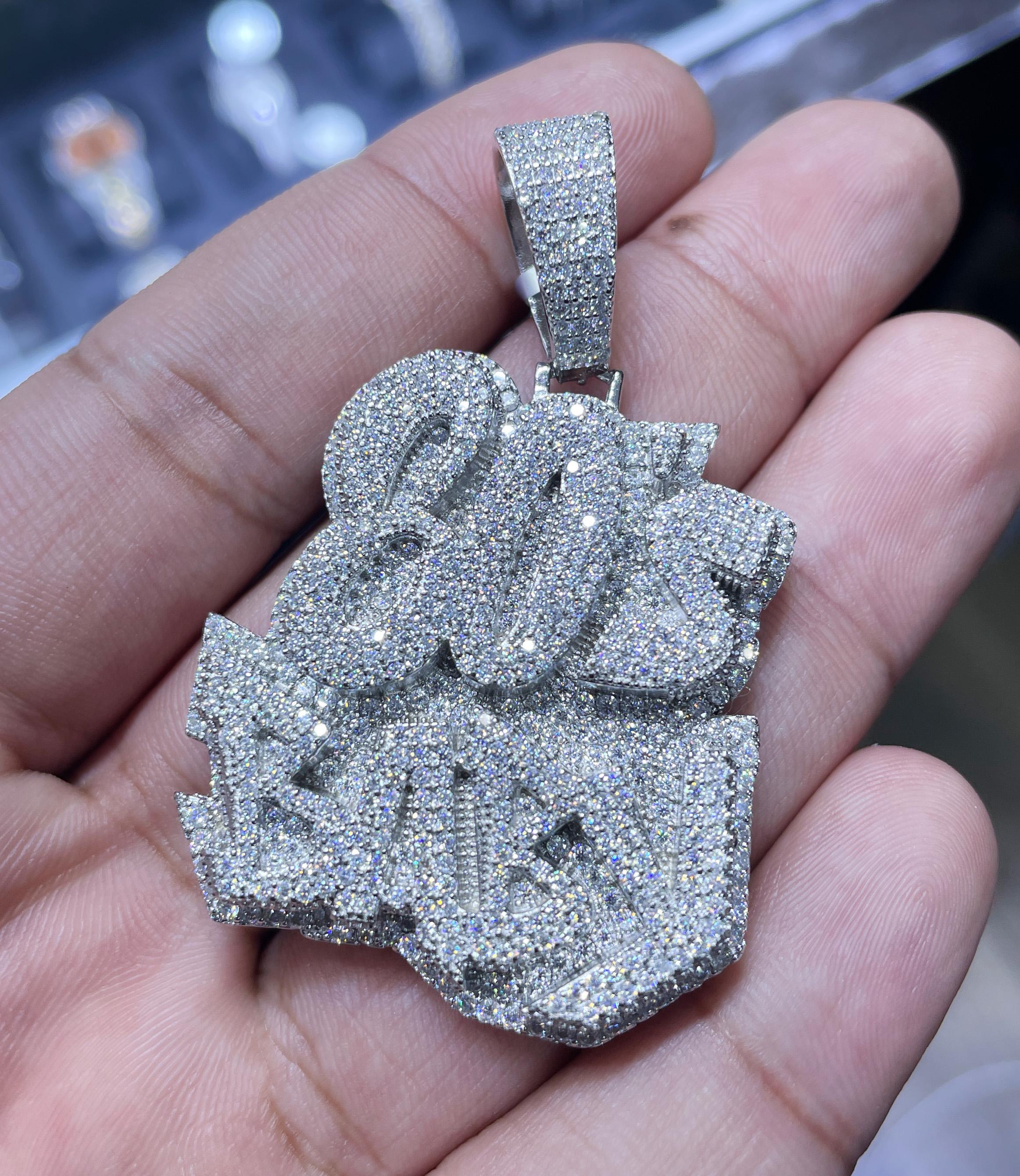 Moissanite Pendant 020