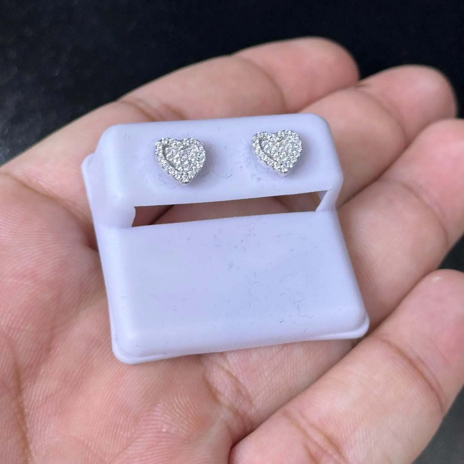 Moissanite Earrings 022