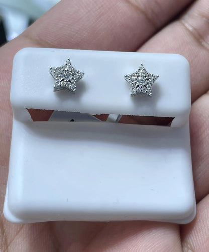Moissanite Earrings 049