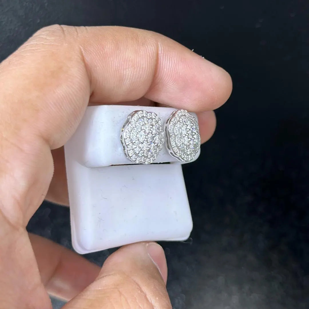 Moissanite Earrings 019
