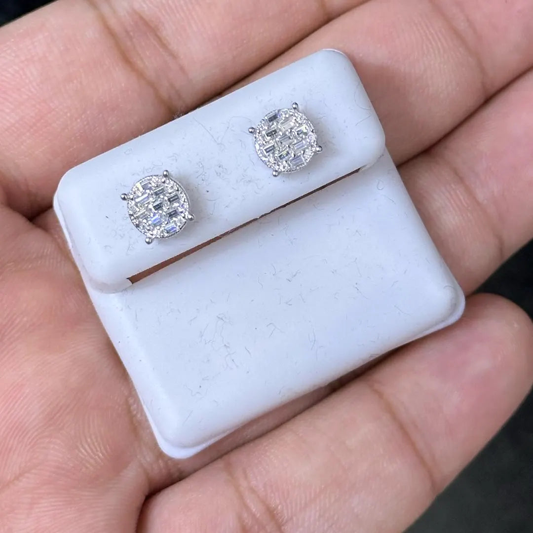 Moissanite Earrings 016