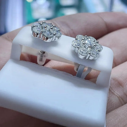 Moissanite Earrings 021