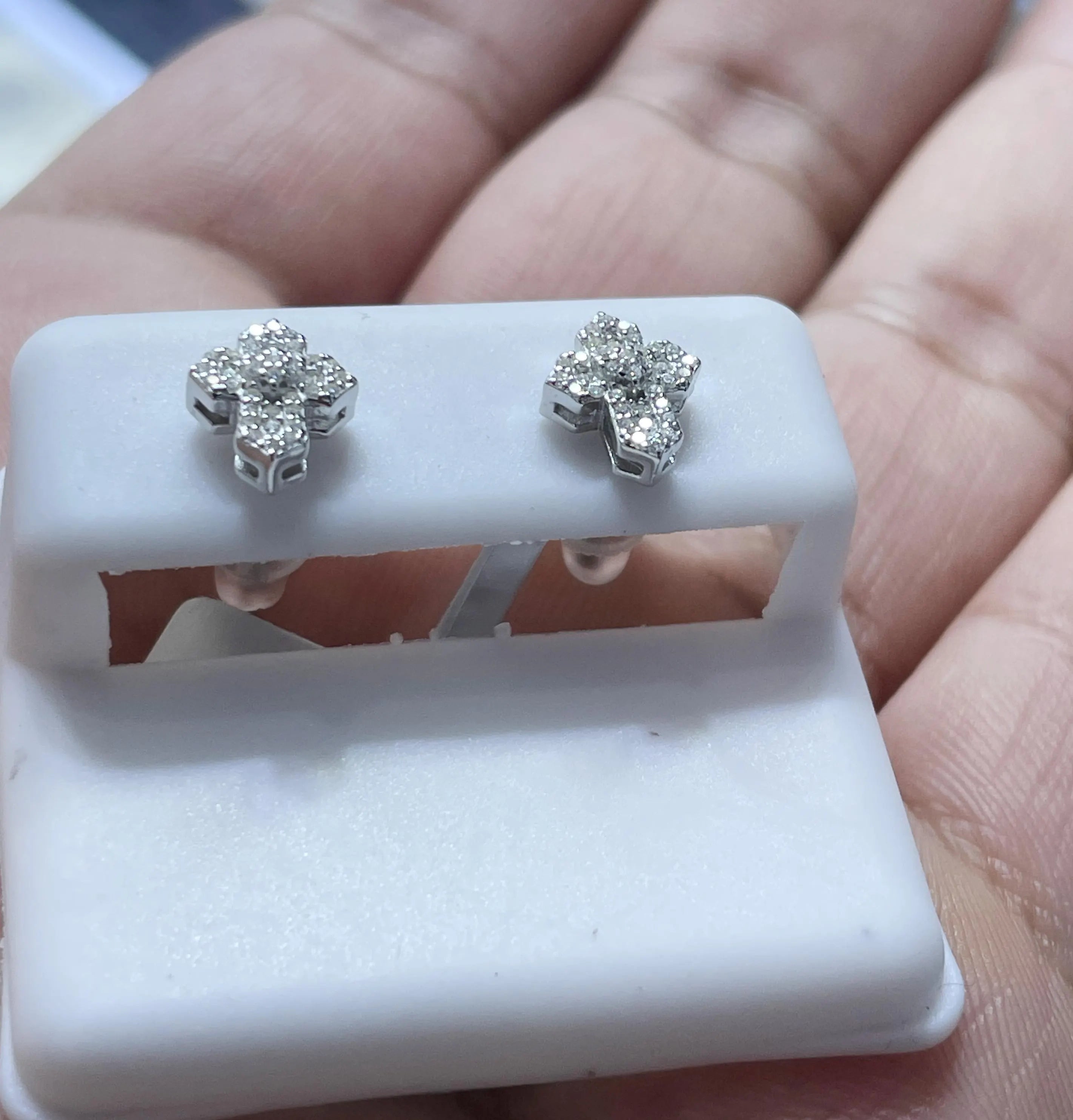 Moissanite Earrings 014