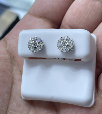 Moissanite Earrings 043