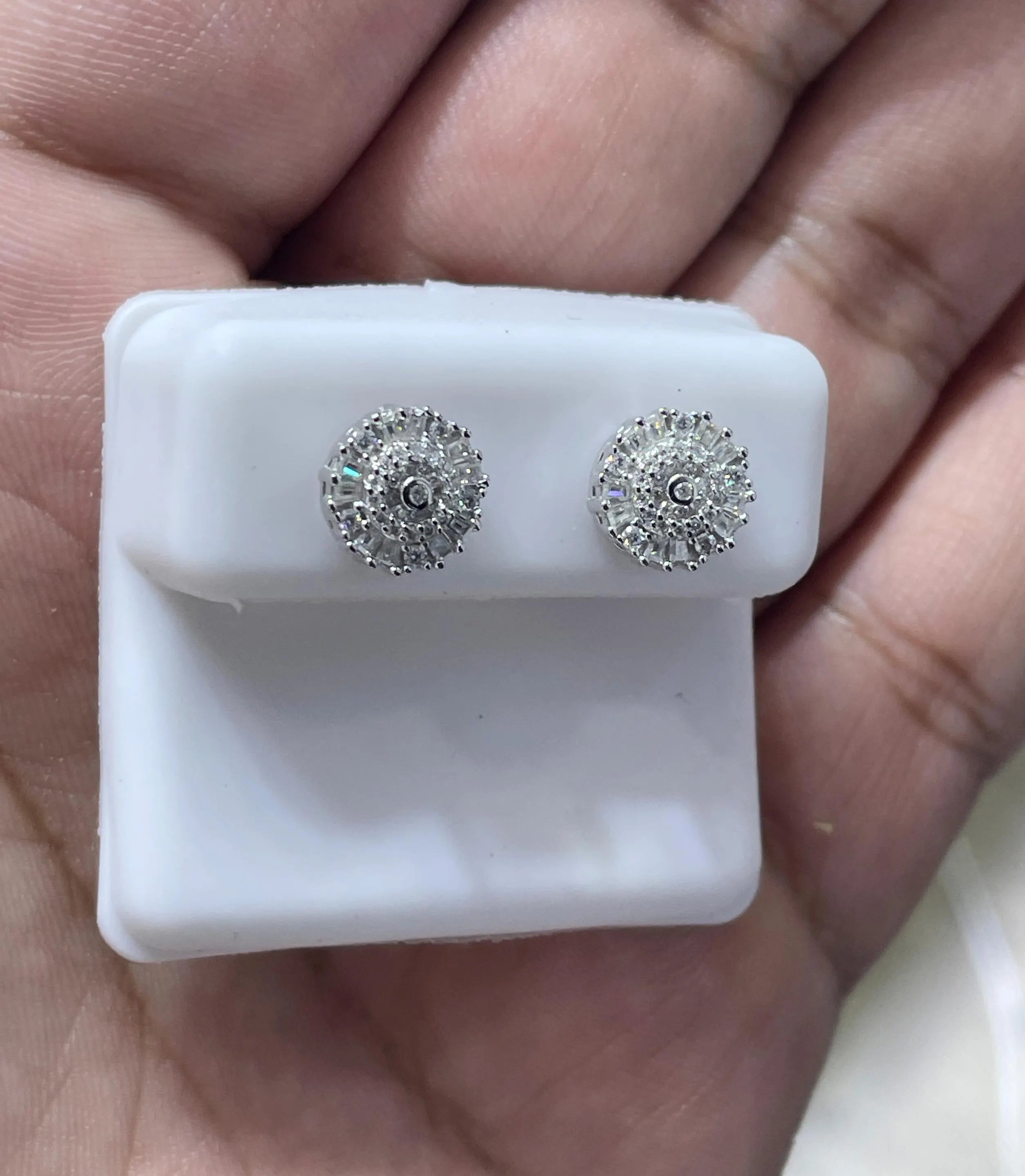 Moissanite Earrings 037