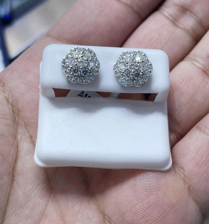 Moissanite Earrings 011