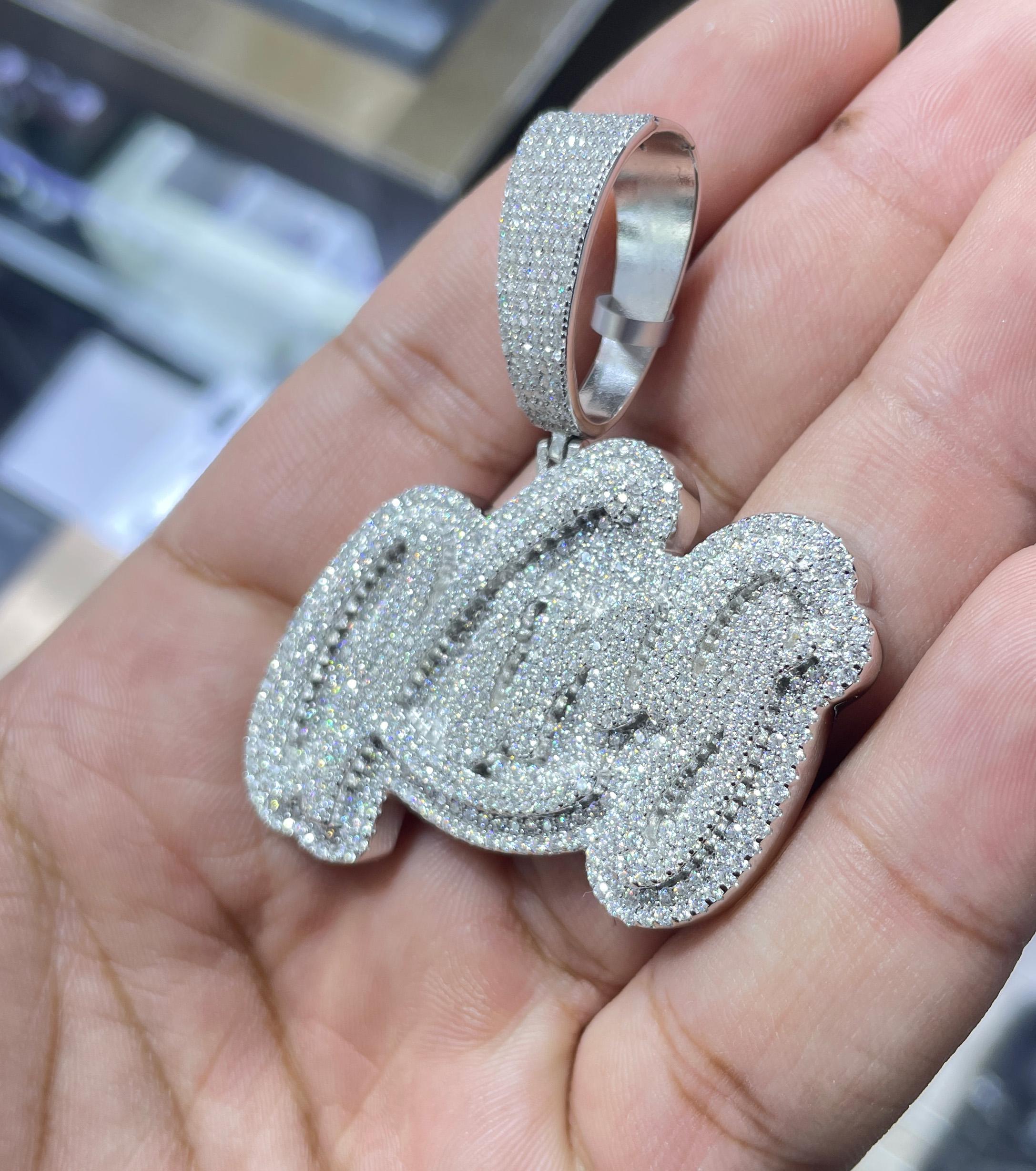 Moissanite Pendant 043