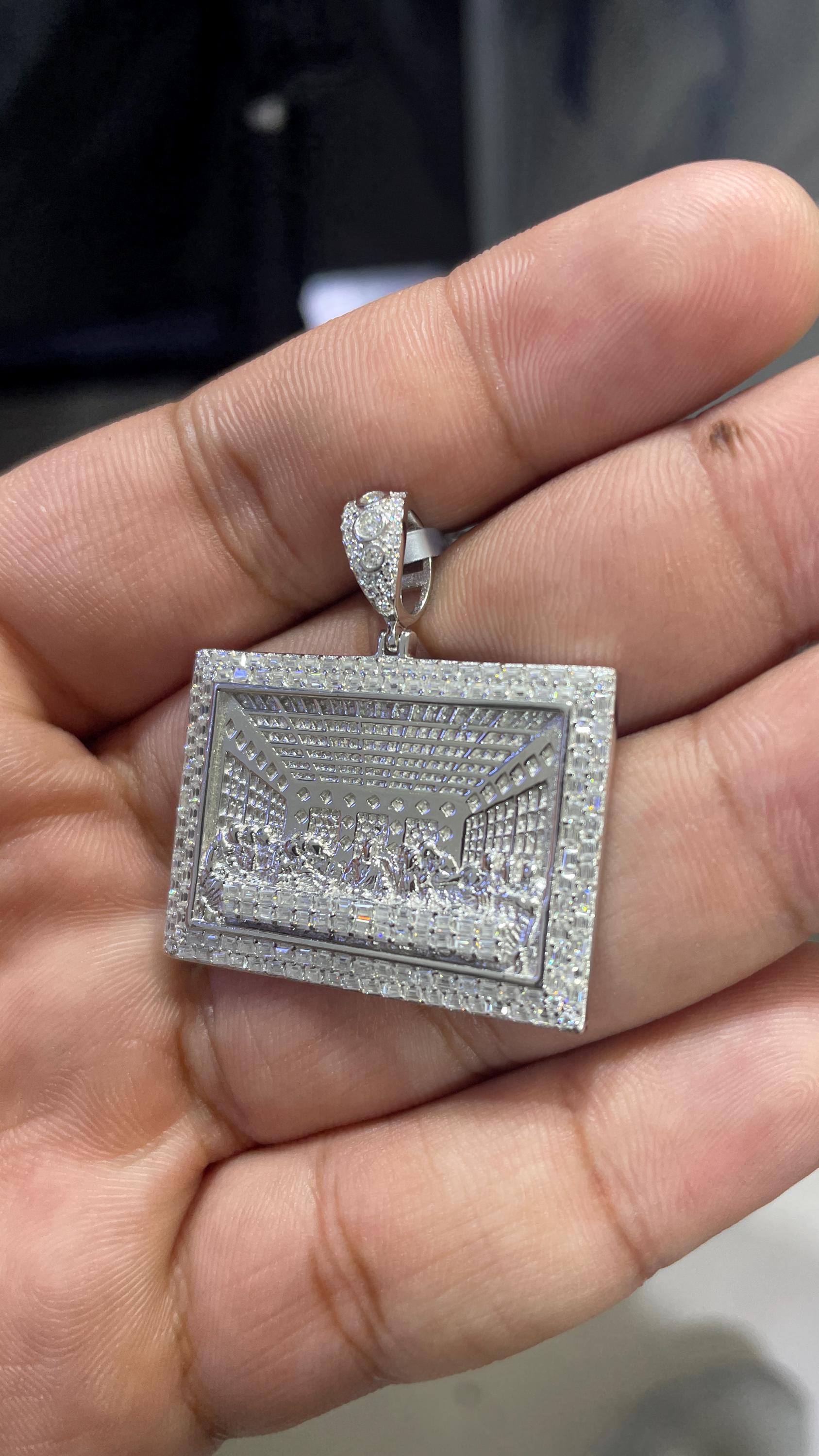 Moissanite Pendant 067