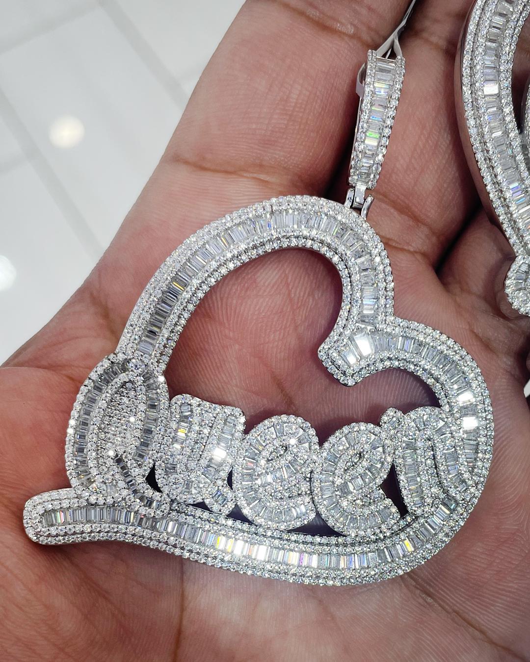 Moissanite Pendant 092