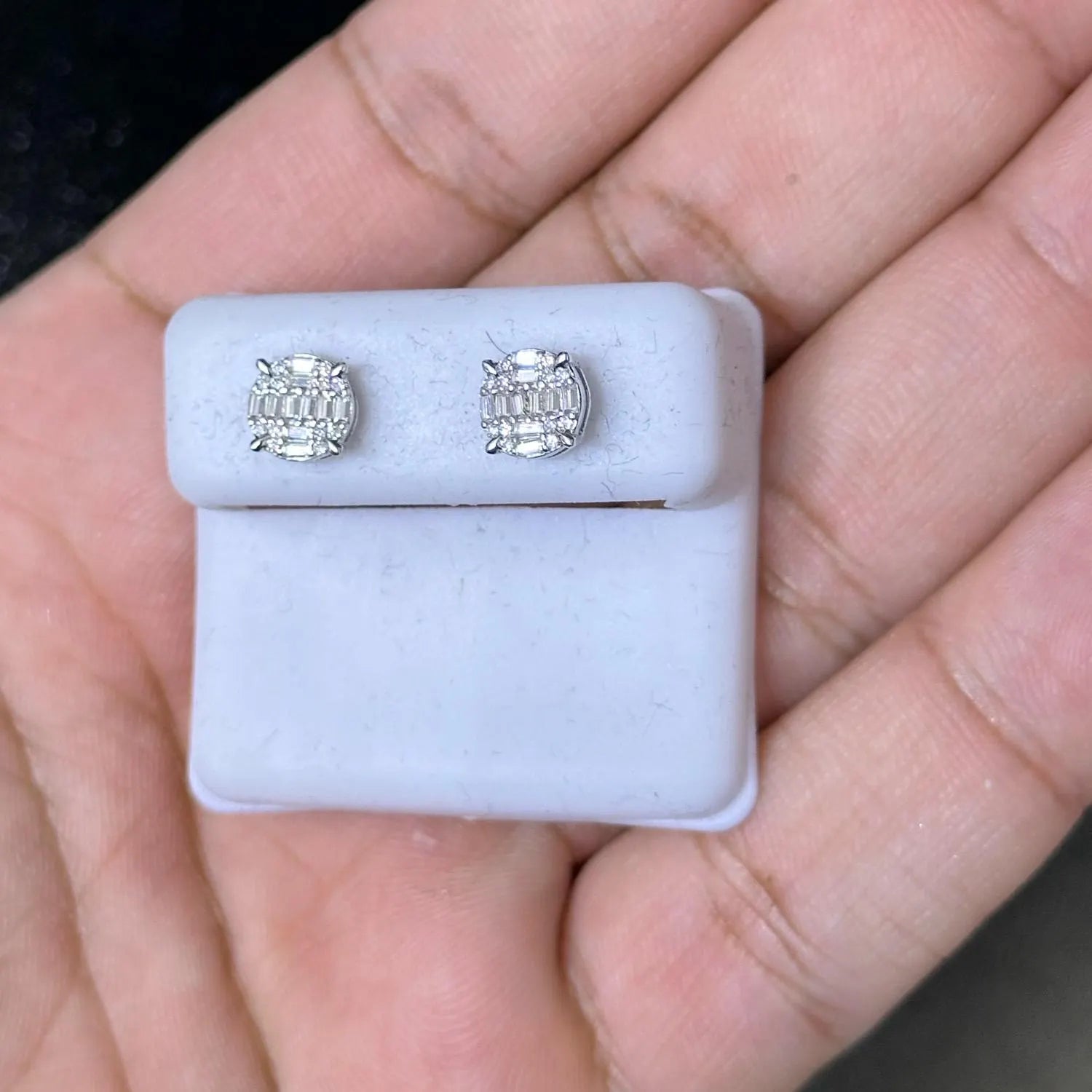 Moissanite Earrings 012