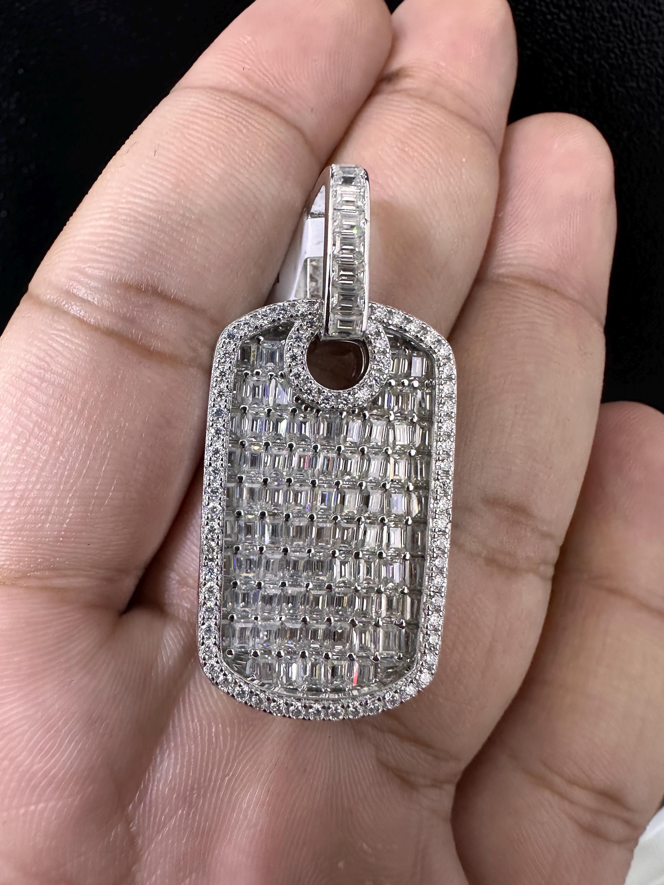 Moissanite Pendant 083