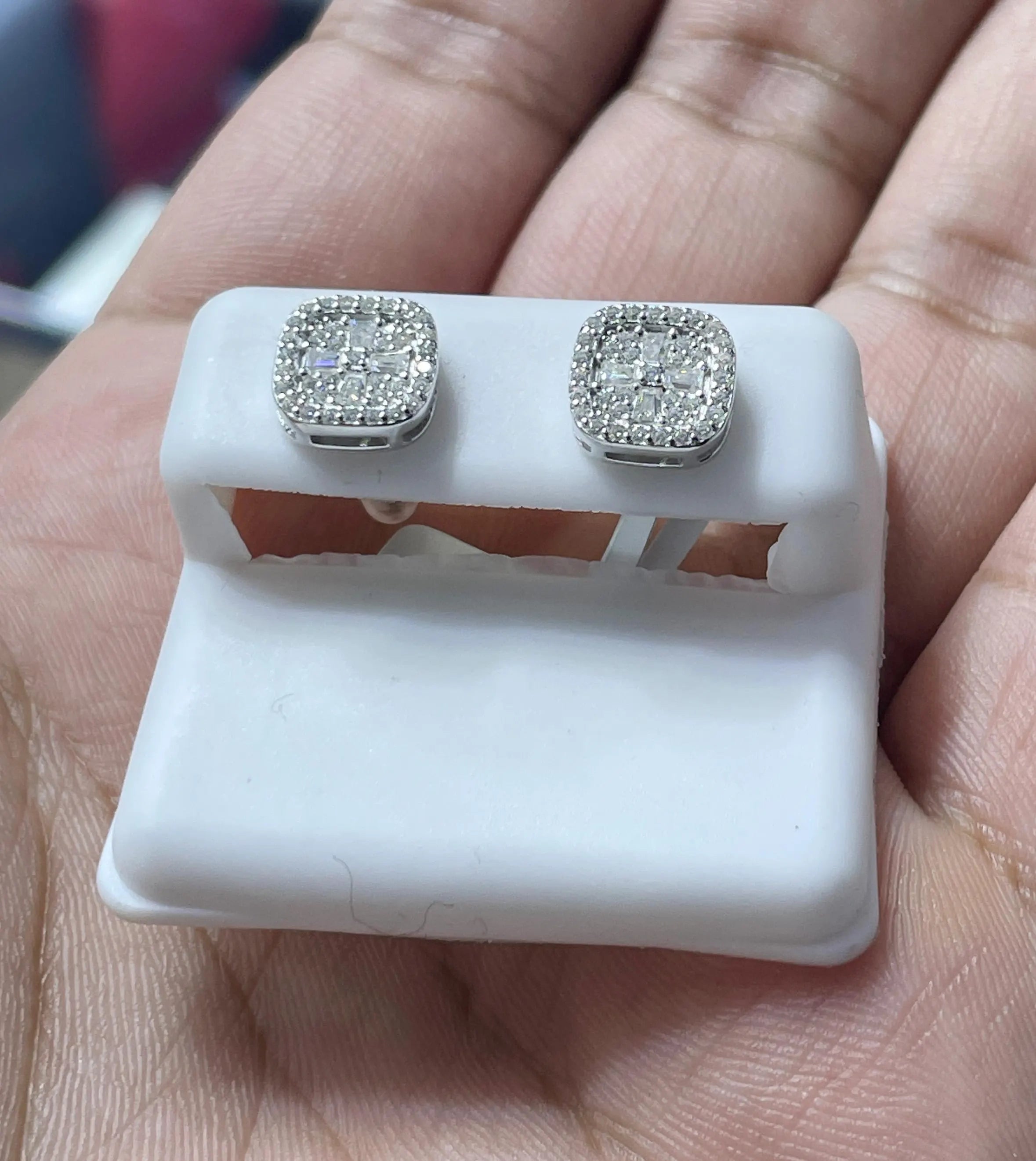 Moissanite Earrings 027