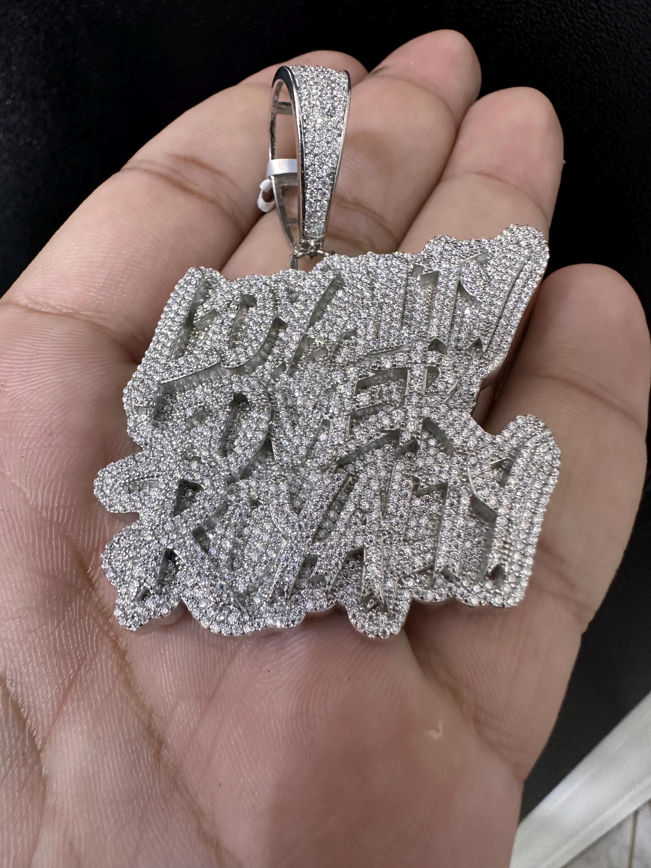 Moissanite Pendant 017