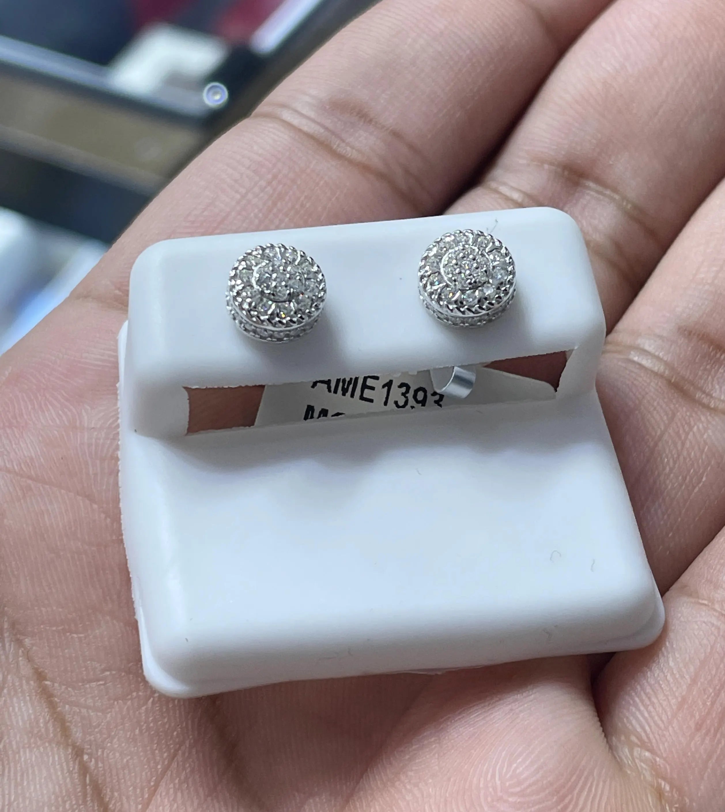 Moissanite Earrings 044
