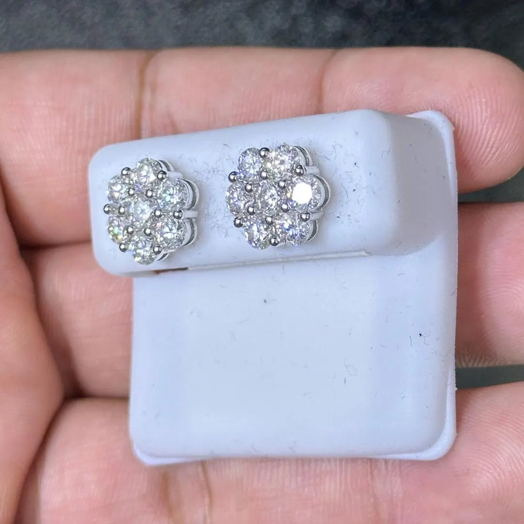 Moissanite Earrings 020