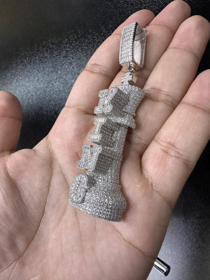 Moissanite Pendant 041