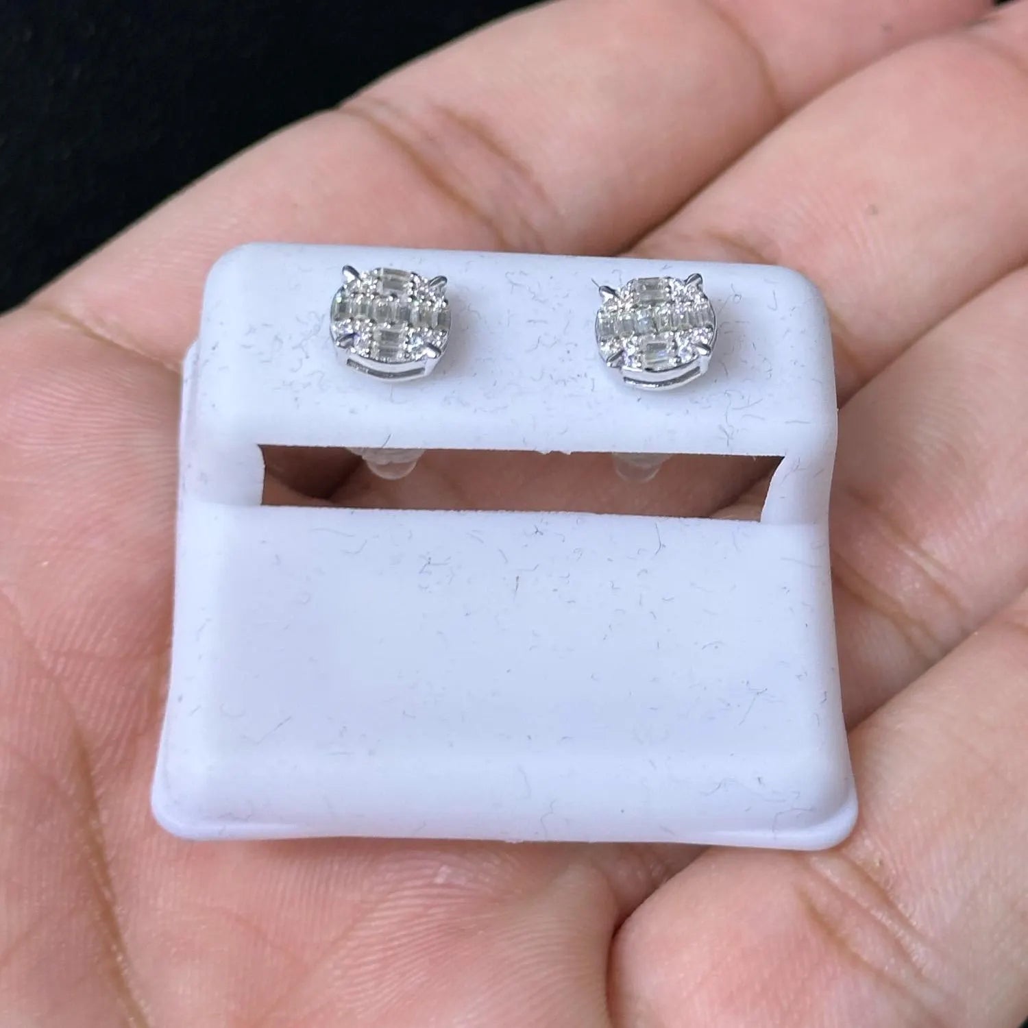Moissanite Earrings 012