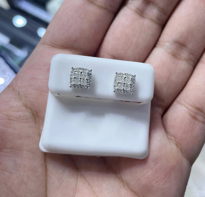 Moissanite Earrings 046