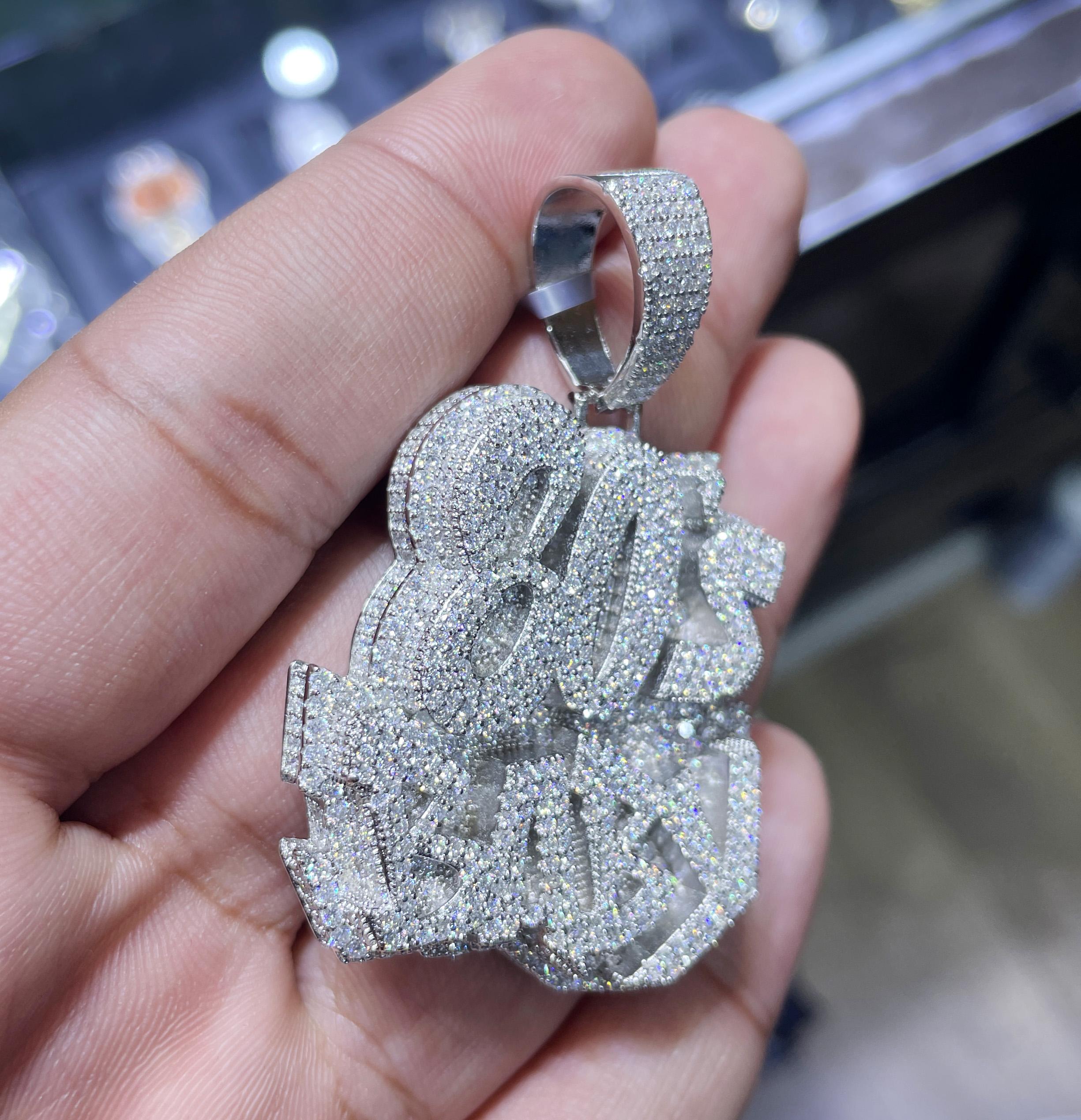 Moissanite Pendant 020