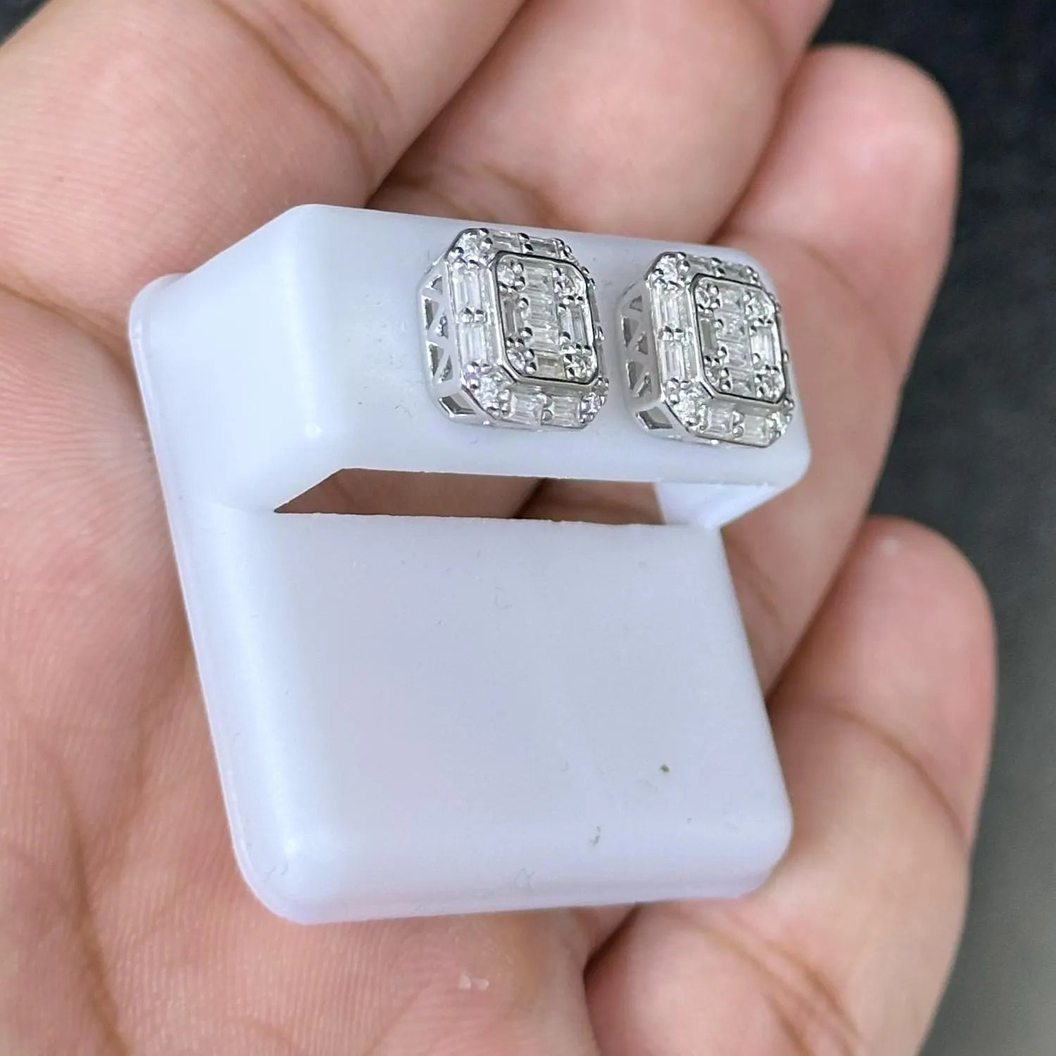 Moissanite Earrings 03