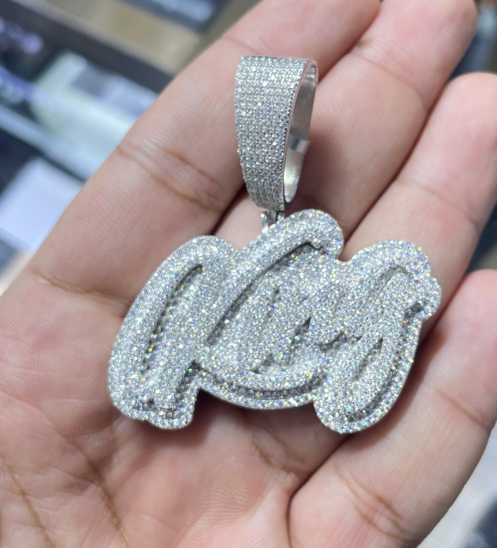 Moissanite Pendant 043