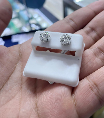 Moissanite Earrings 023