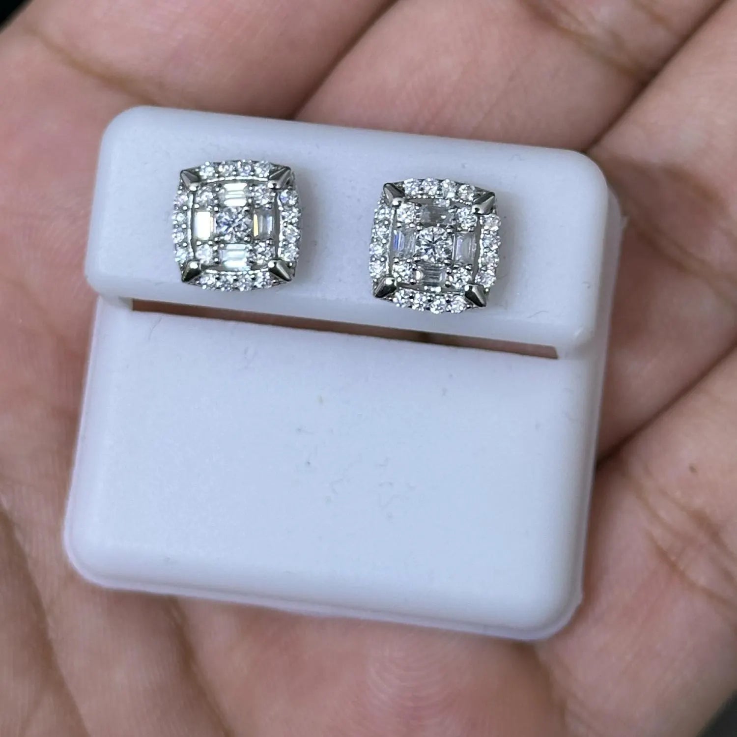 Moissanite Earrings 029