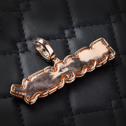 Moissanite Pendant 086