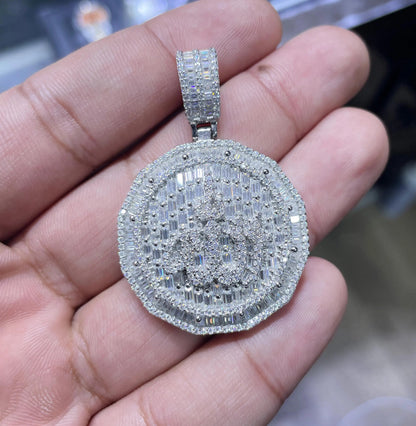 Moissanite Pendant 032